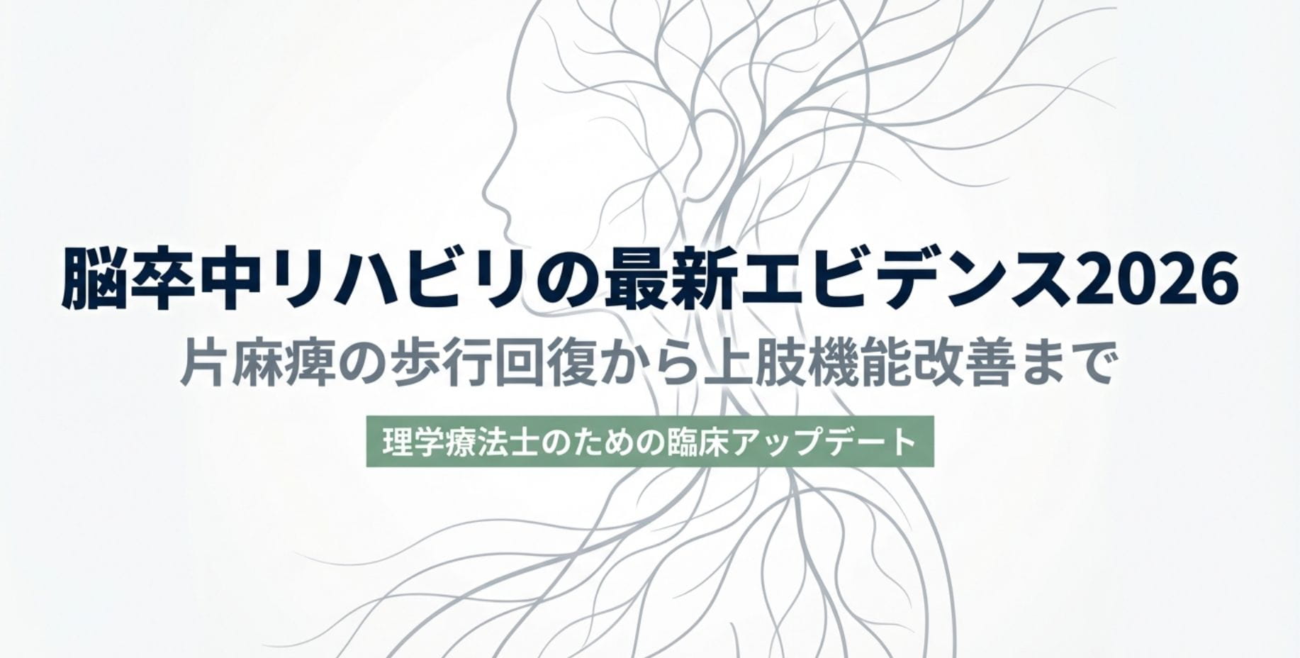 2026年版】脳卒中リハビリの最新エビデンス完全まとめ｜ 片麻痺の歩行