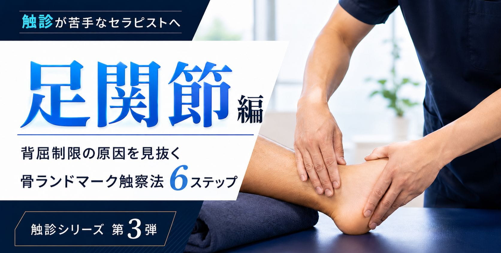 触診が苦手なセラピストへ【足関節編】──背屈制限の原因を見抜く骨