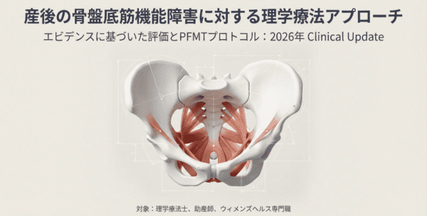 産後の骨盤底筋機能障害に対する理学療法アプローチ｜エビデンスに